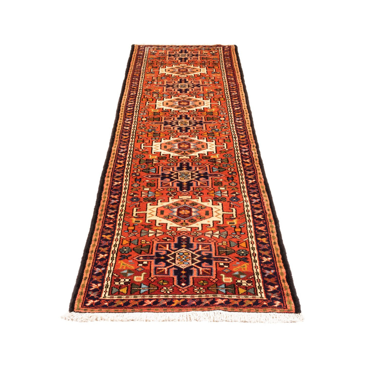 Alfombra de pasillo Alfombra persa - Nómada - 280 x 70 cm - rojo