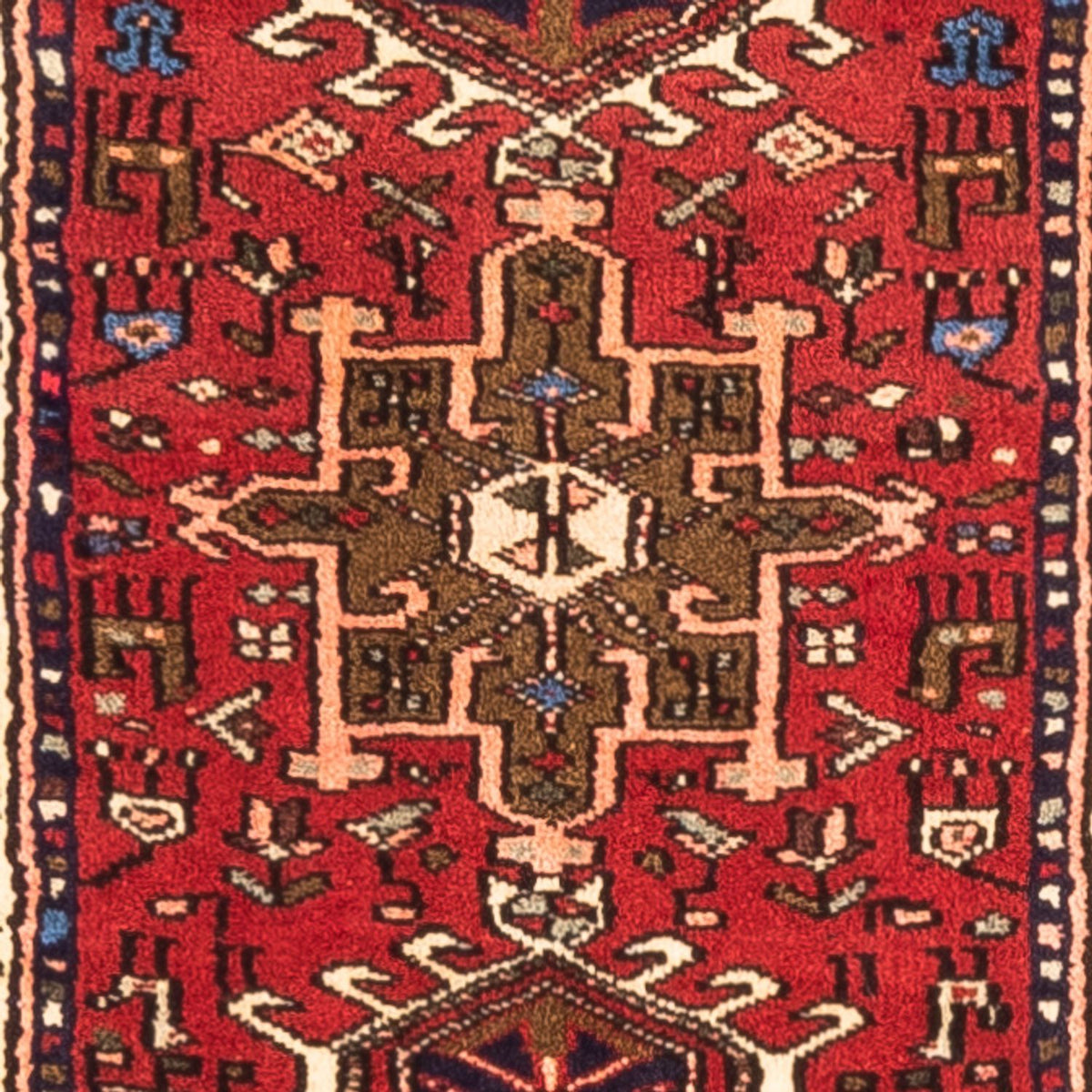 Alfombra de pasillo Alfombra persa - Nómada - 287 x 68 cm - rojo