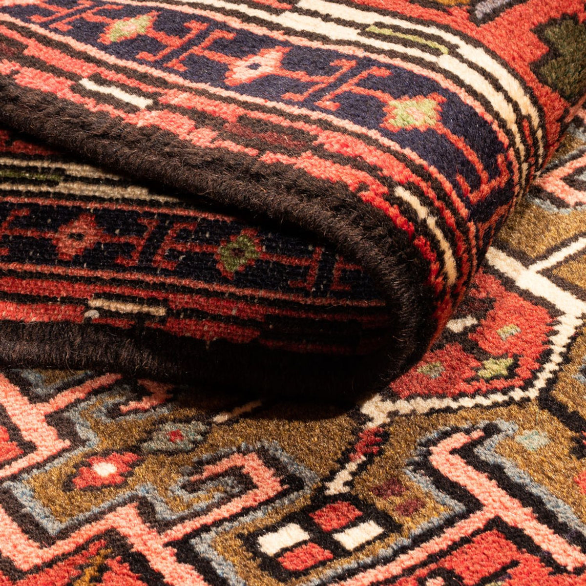 Alfombra de pasillo Alfombra persa - Nómada - 291 x 70 cm - rojo