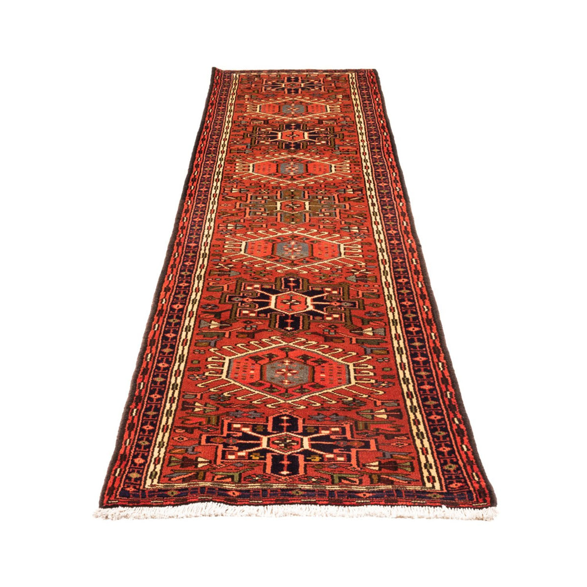 Alfombra de pasillo Alfombra persa - Nómada - 291 x 70 cm - rojo