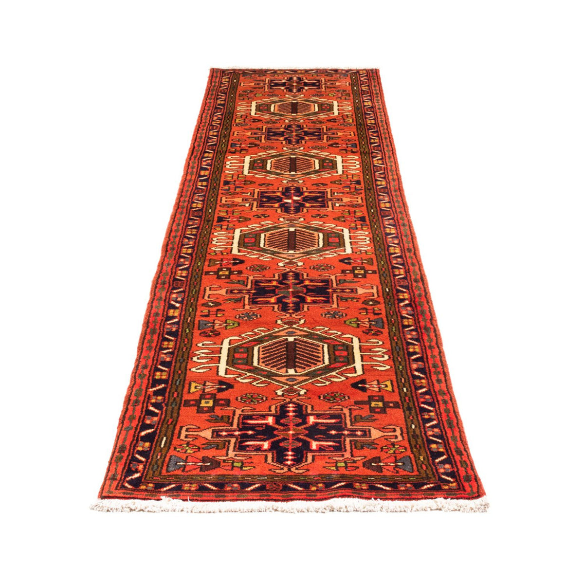 Alfombra de pasillo Alfombra persa - Nómada - 280 x 70 cm - rojo
