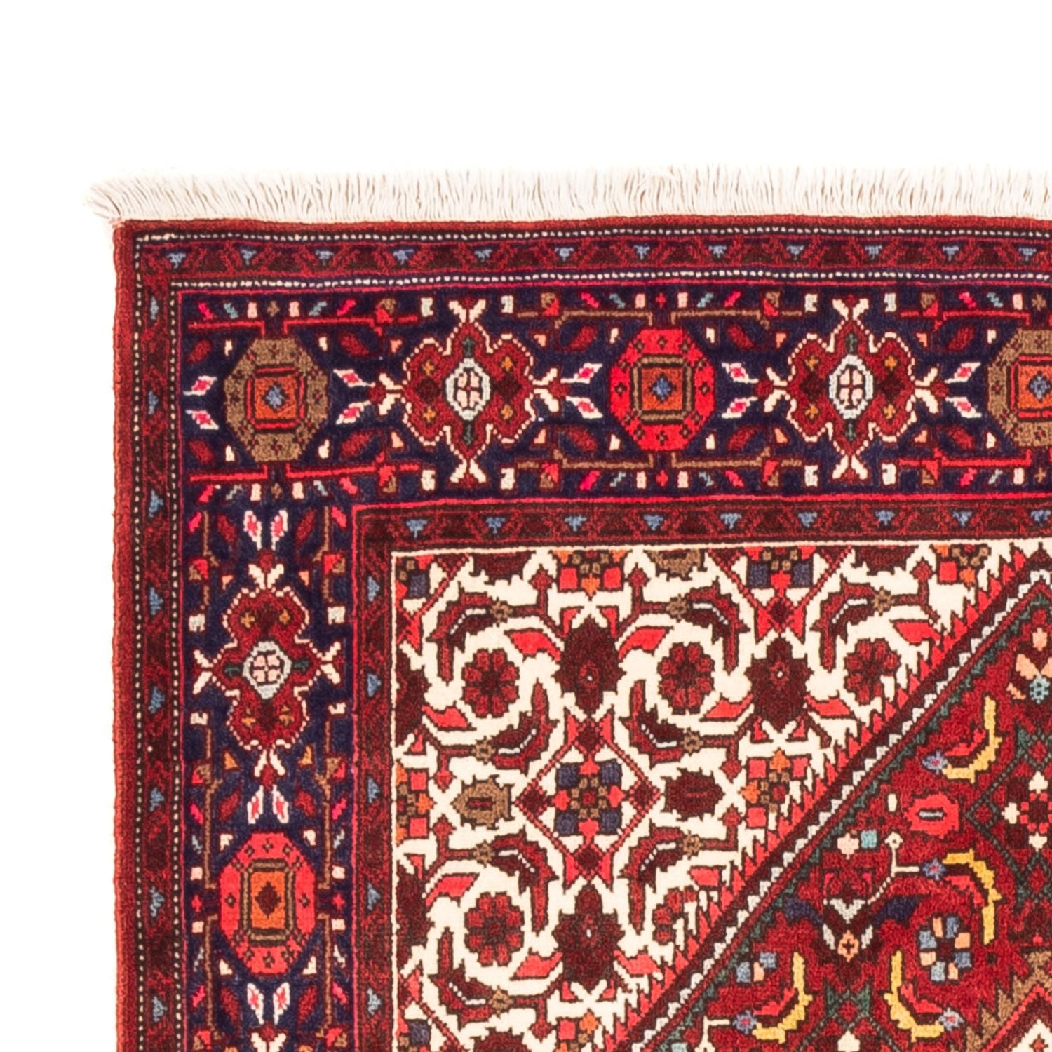 Alfombra persa - Nómada - 144 x 100 cm - rojo