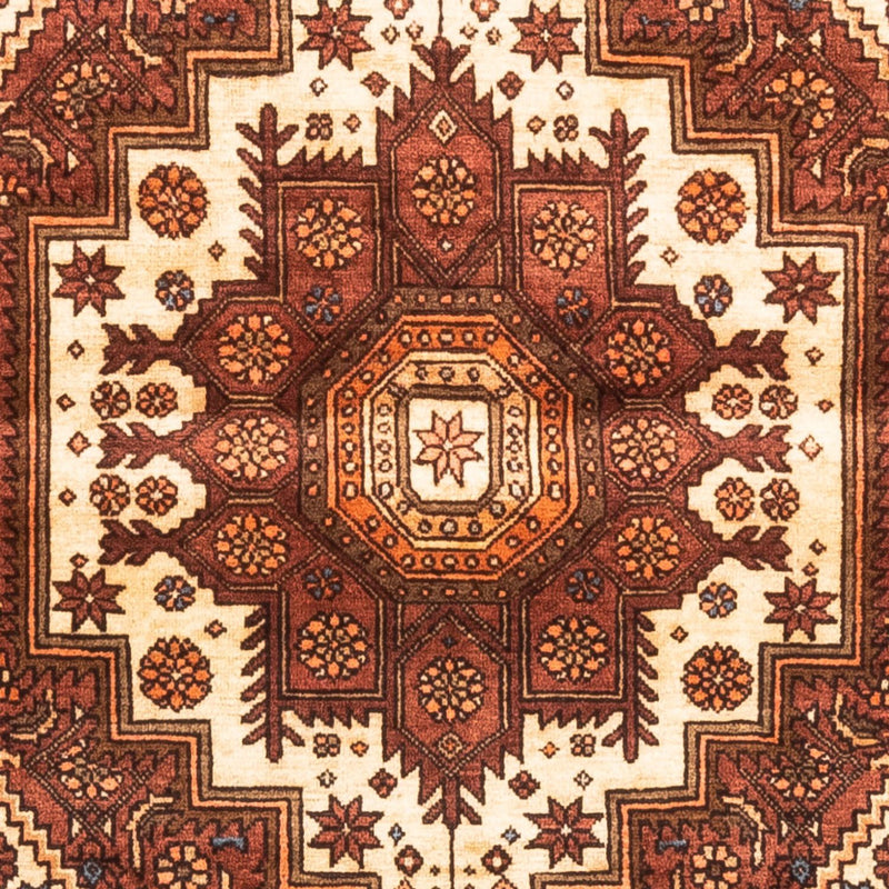 Alfombra persa - Keshan - 148 x 100 cm - beige oscuro
