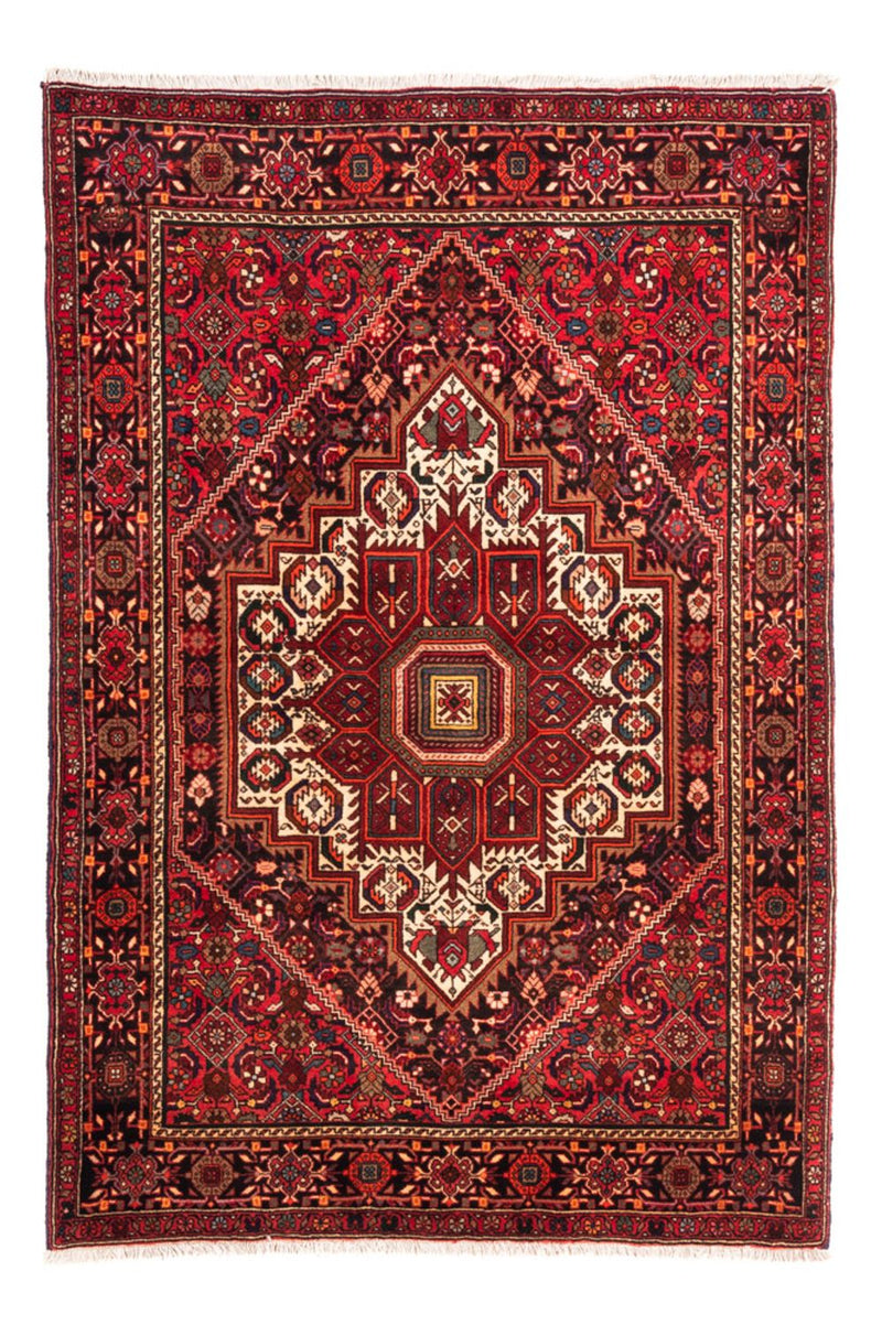 Alfombra Gabbeh - Loribaft Persa - 157 x 100 cm - rojo