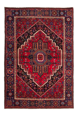 Alfombra persa - Nómada - 145 x 101 cm - rojo