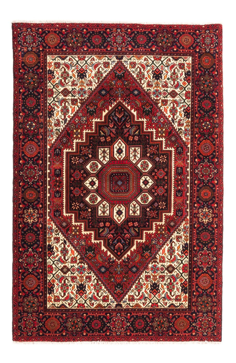 Alfombra persa - Nómada - 153 x 103 cm - crema
