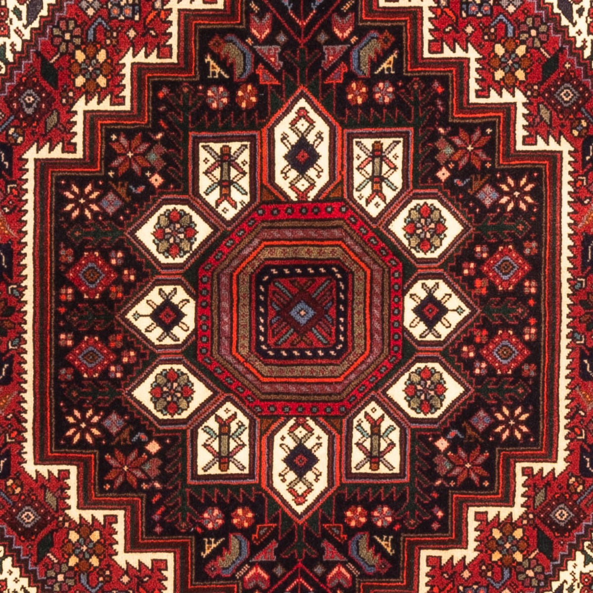 Alfombra persa - Nómada - 153 x 103 cm - crema