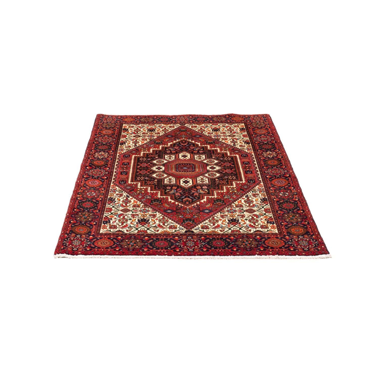 Alfombra persa - Nómada - 153 x 103 cm - crema