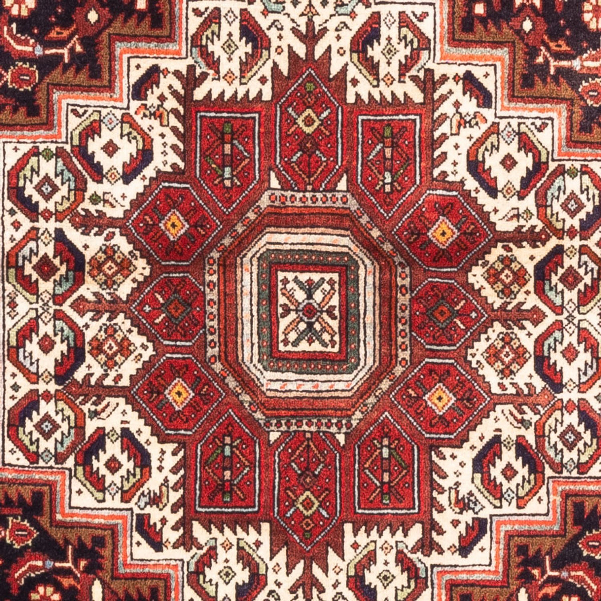 Alfombra persa - Nómada - 147 x 102 cm - rojo