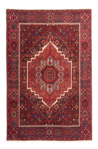 Alfombra persa - Nómada - 153 x 101 cm - rojo oscuro