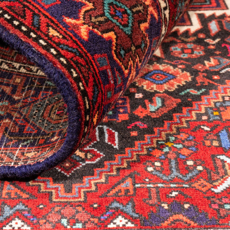 Alfombra persa - Nómada - 153 x 101 cm - rojo oscuro