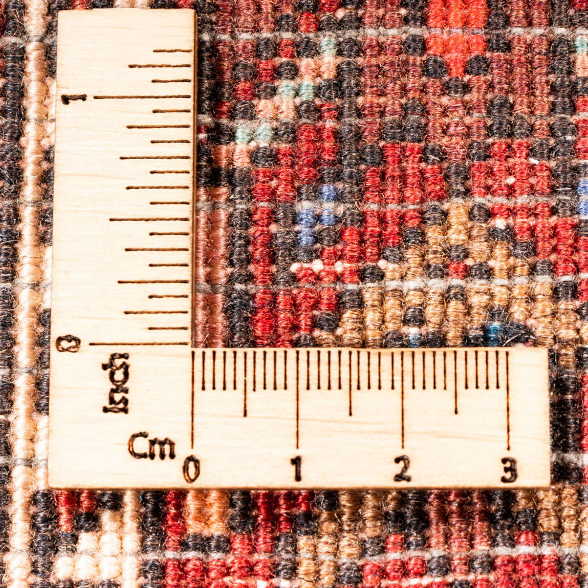 Alfombra persa - Nómada - 153 x 101 cm - rojo oscuro