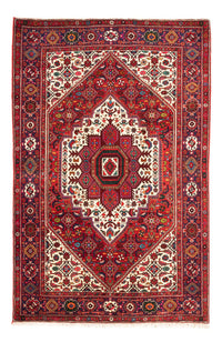 Alfombra persa - Nómada - 156 x 108 cm - rojo