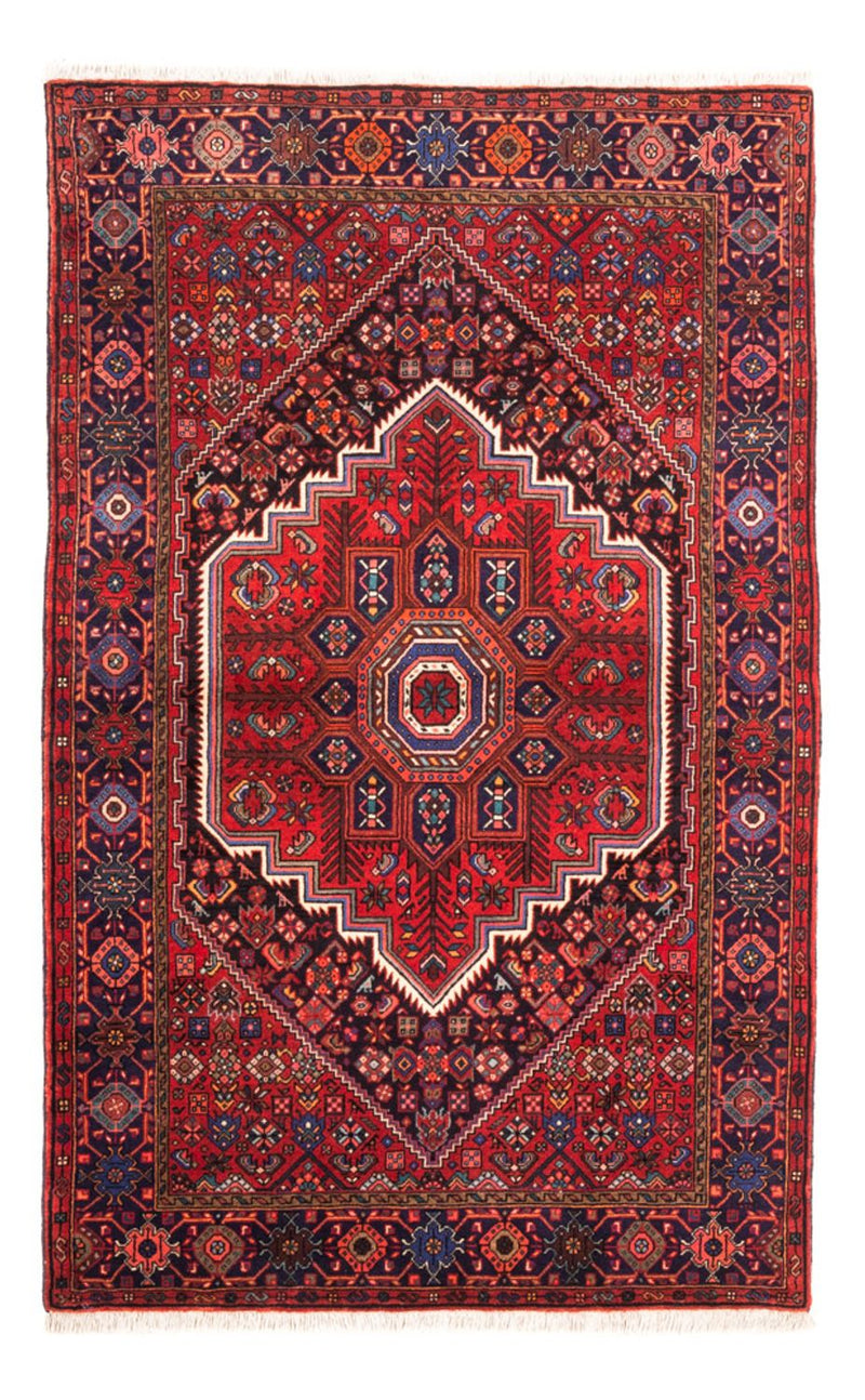 Alfombra persa - Nómada - 155 x 110 cm - rojo