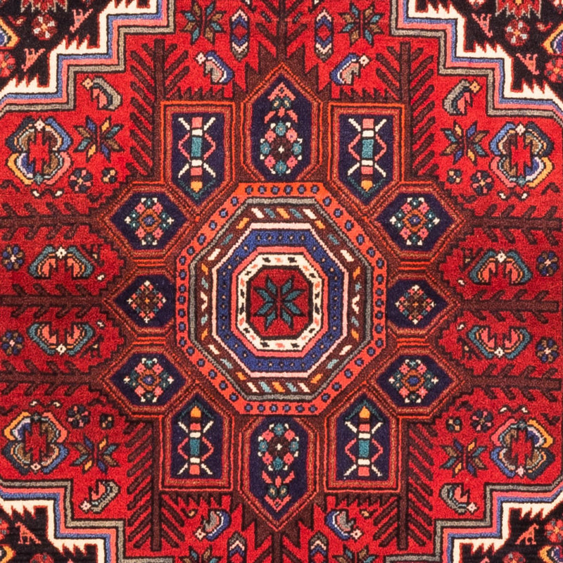 Alfombra persa - Nómada - 155 x 110 cm - rojo