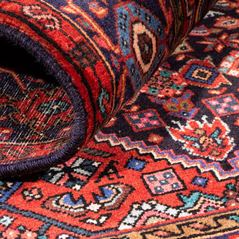Alfombra persa - Nómada - 155 x 110 cm - rojo