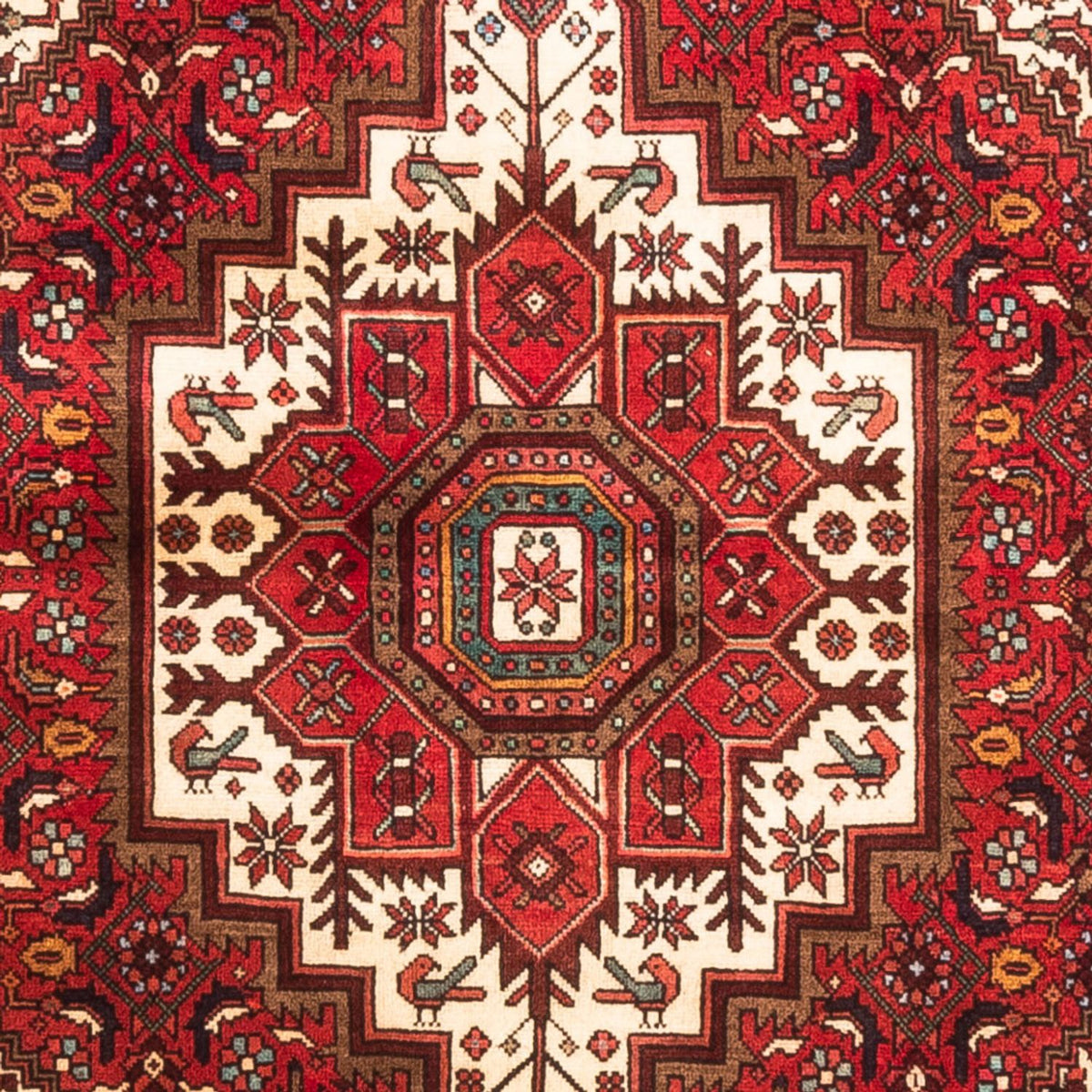 Alfombra persa - Nómada - 152 x 102 cm - rojo