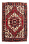 Gholtogh Alfombra 107x156cm - Alfombra persa - Rectángulo / Rojo / 107 x 156 cm Rectángulo