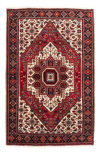 Alfombra persa - Nómada - 156 x 107 cm - rojo