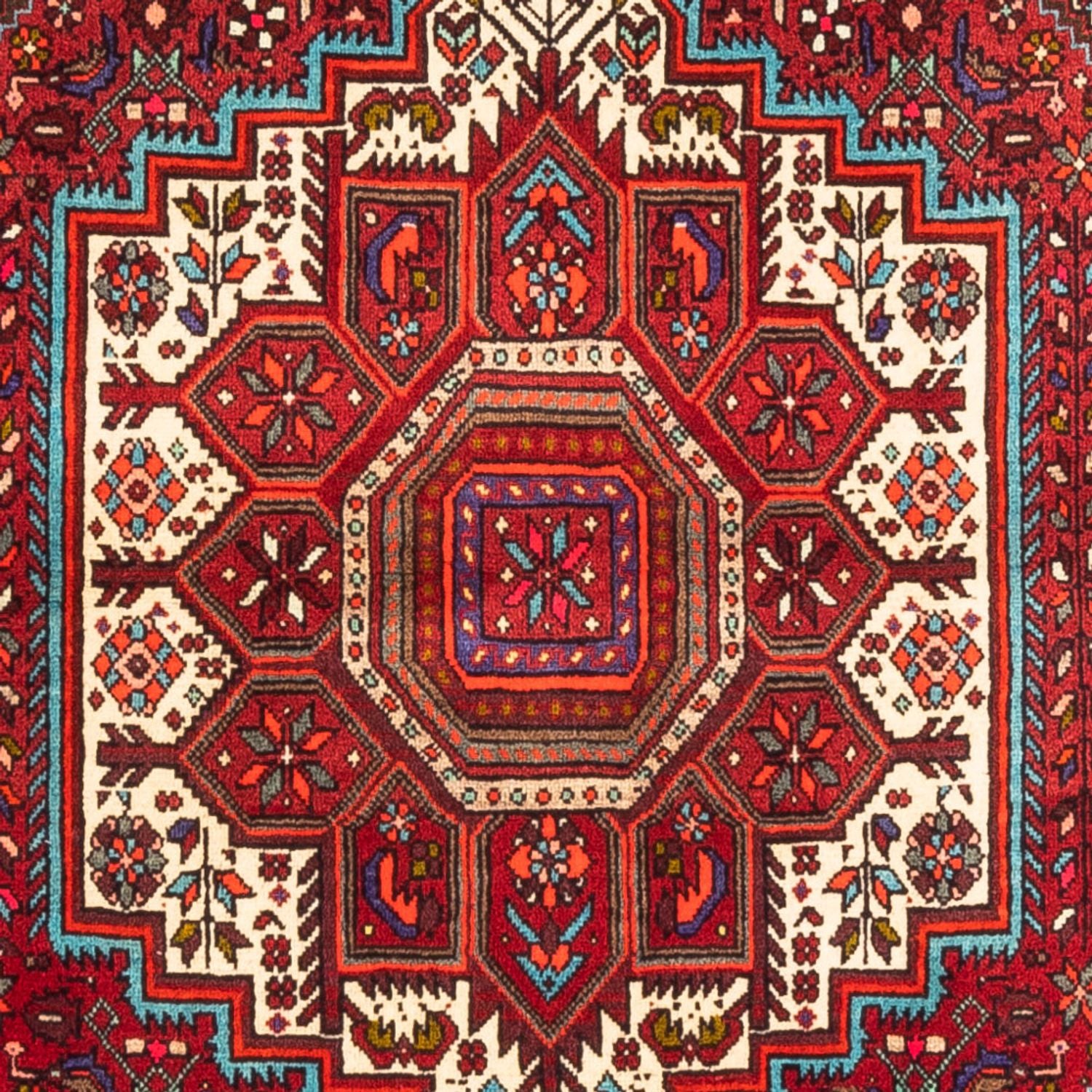 Alfombra persa - Nómada - 165 x 106 cm - rojo