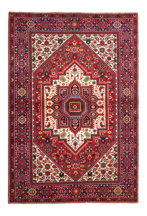 Alfombra persa - Nómada - 144 x 110 cm - rojo