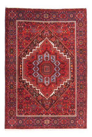 Alfombra persa - Nómada - 150 x 101 cm - rojo