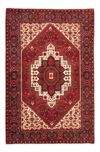Alfombra persa - Nómada - 143 x 100 cm - rojo