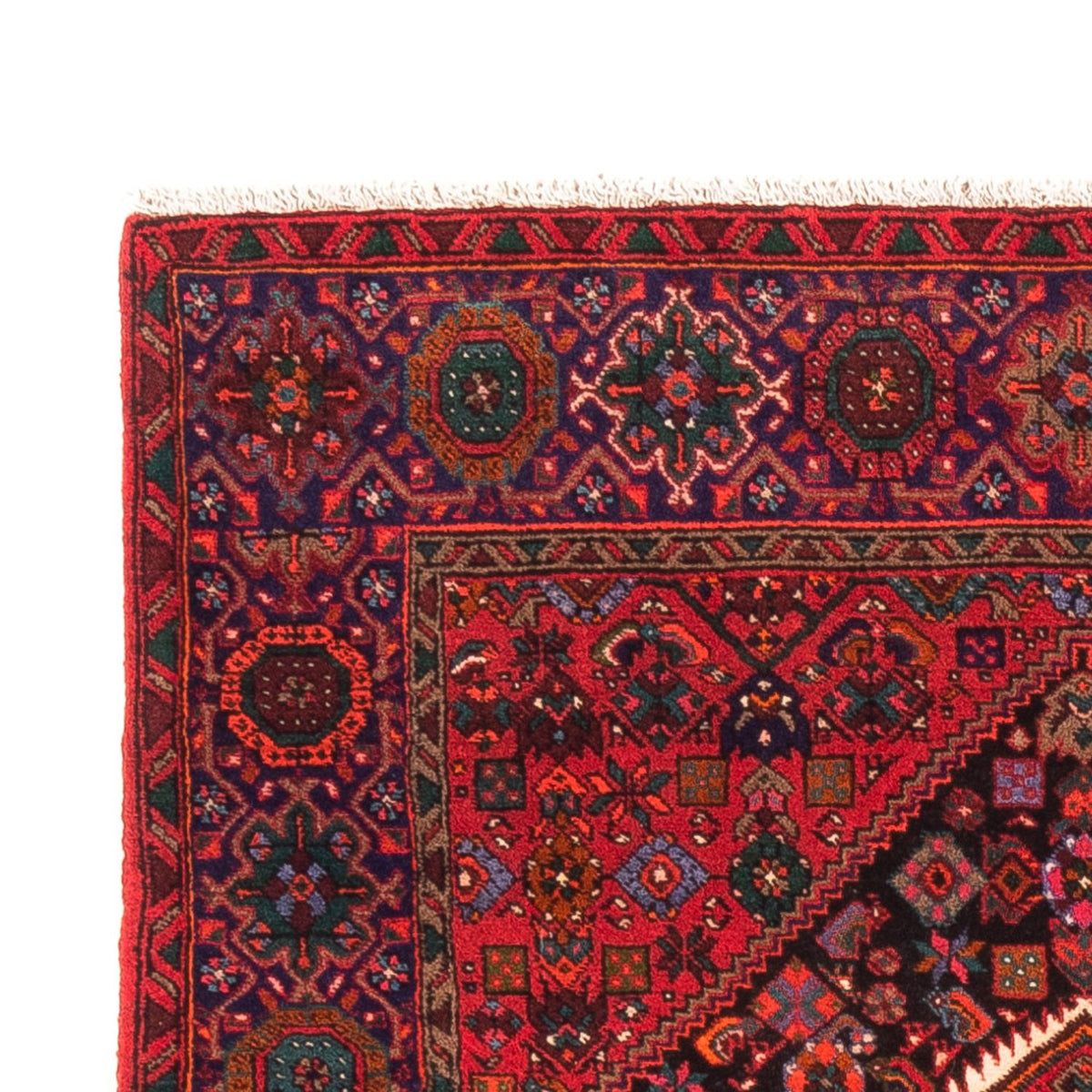 Alfombra persa - Nómada - 155 x 97 cm - rojo