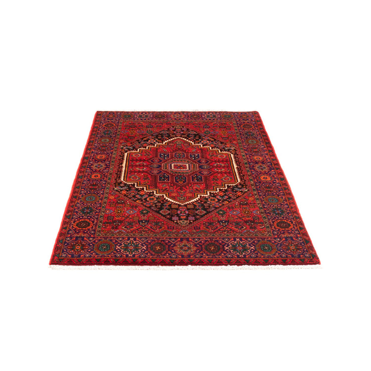 Alfombra persa - Nómada - 155 x 97 cm - rojo