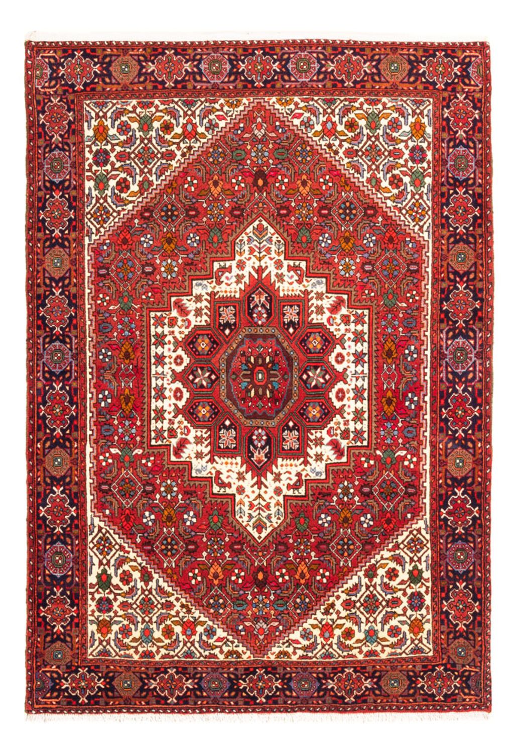 Alfombra persa - Nómada - 147 x 103 cm - rojo