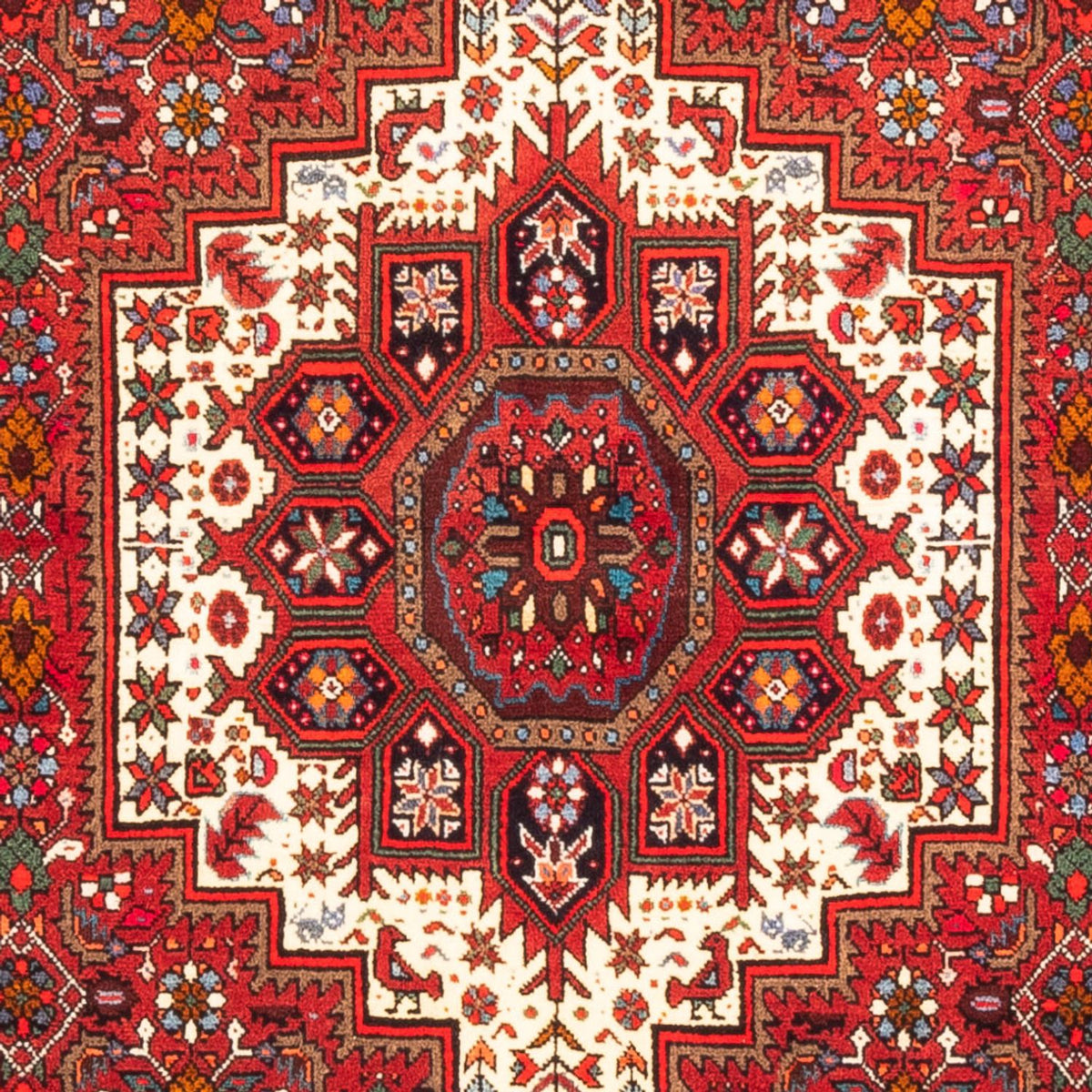 Alfombra persa - Nómada - 147 x 103 cm - rojo