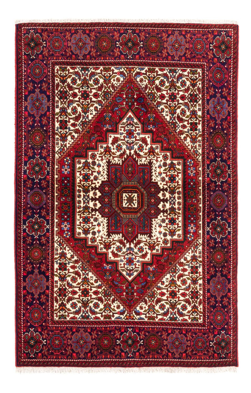 Alfombra persa - Nómada - 155 x 100 cm - rojo