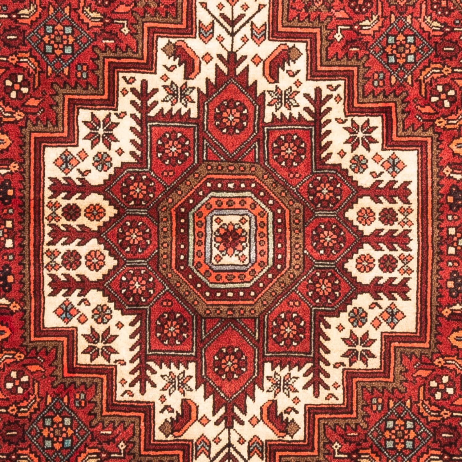 Alfombra persa - Nómada - 149 x 98 cm - rojo