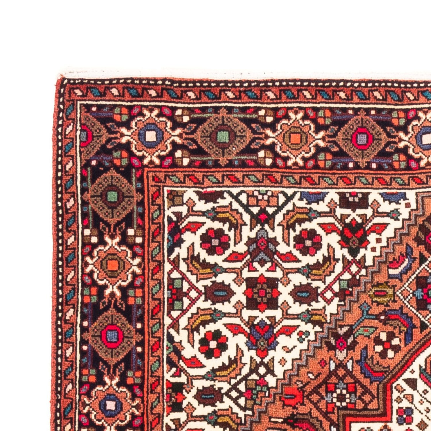 Alfombra persa - Nómada - 146 x 100 cm - rojo