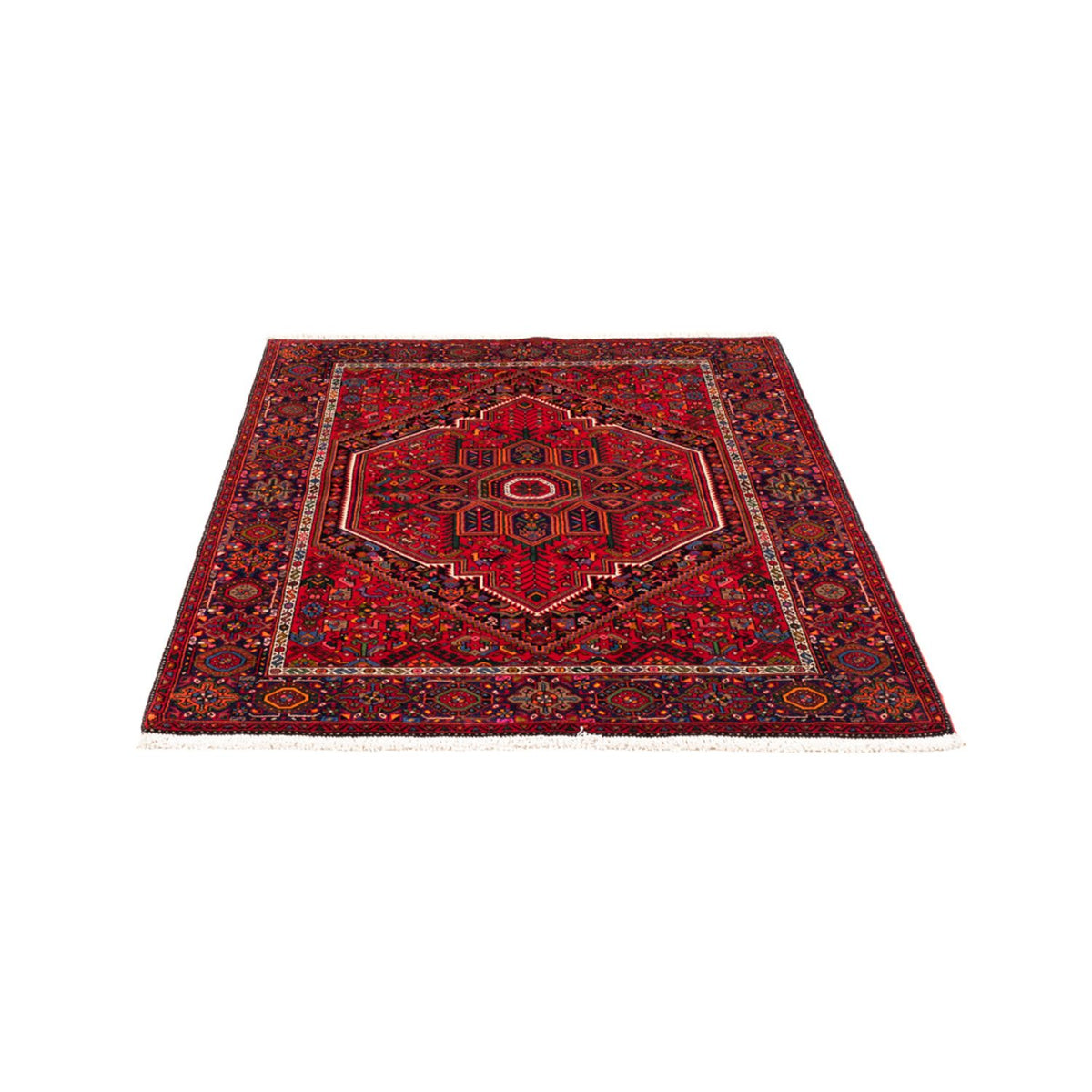 Alfombra persa - Nómada - 144 x 100 cm - rojo