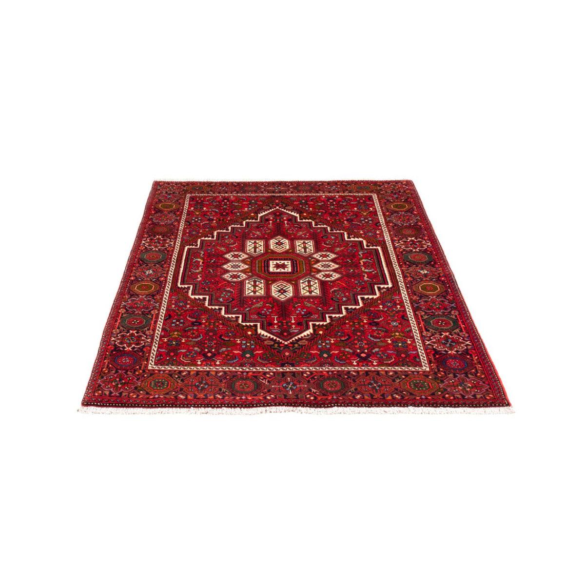 Alfombra persa - Nómada - 145 x 100 cm - rojo