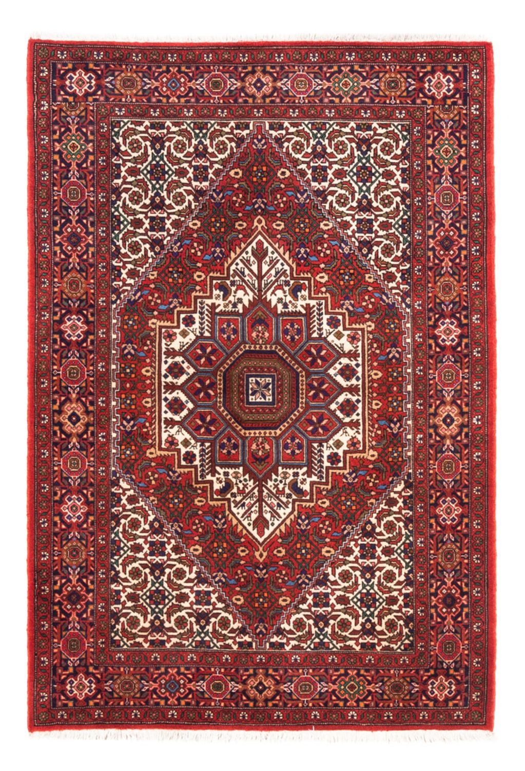 Alfombra persa - Nómada - 148 x 98 cm - rojo