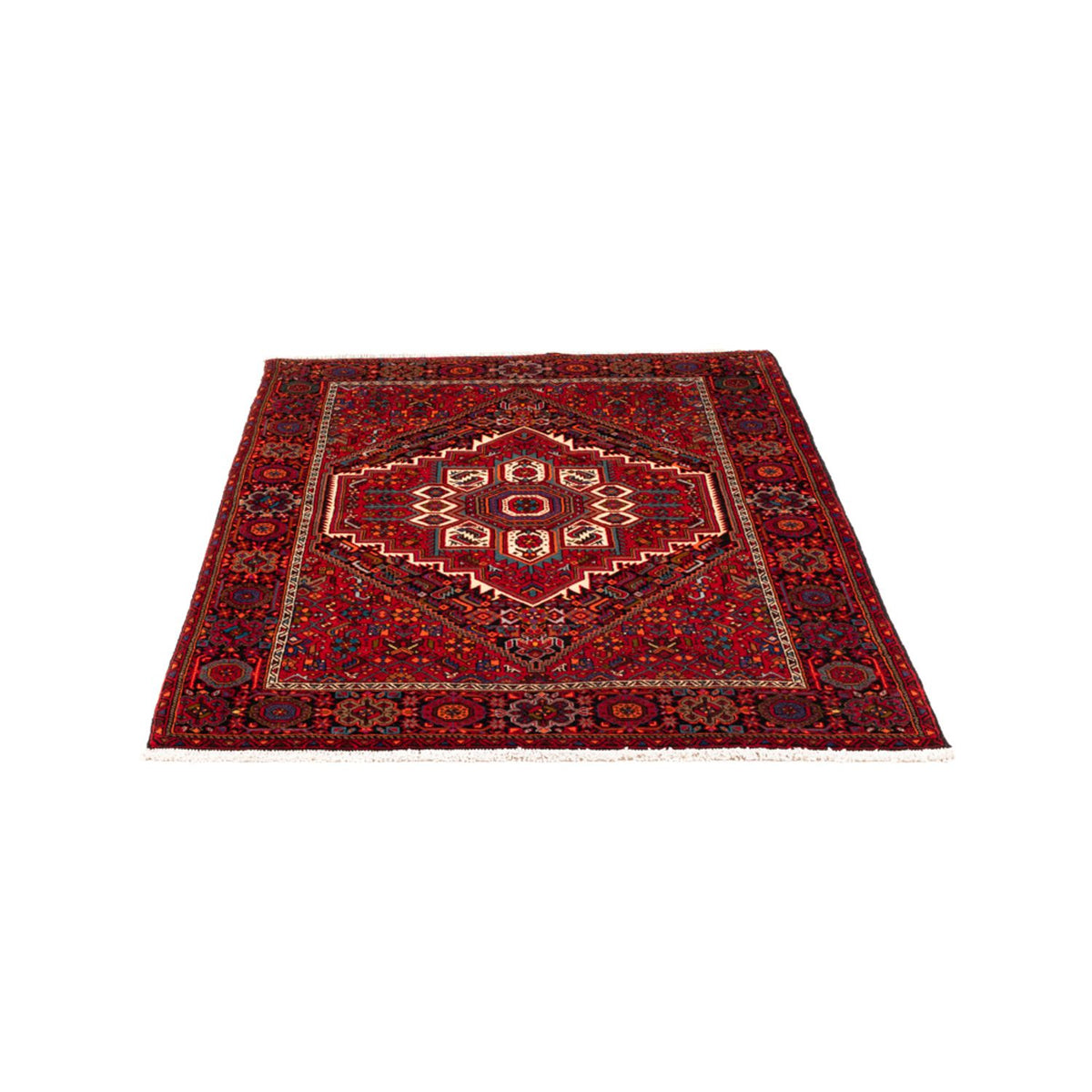 Alfombra persa - Nómada - 150 x 101 cm - rojo
