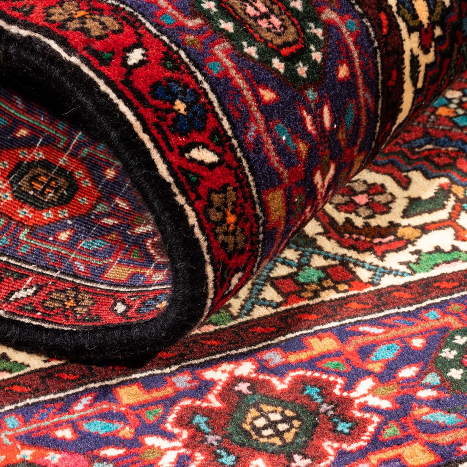 Alfombra persa - Nómada - 150 x 102 cm - rojo