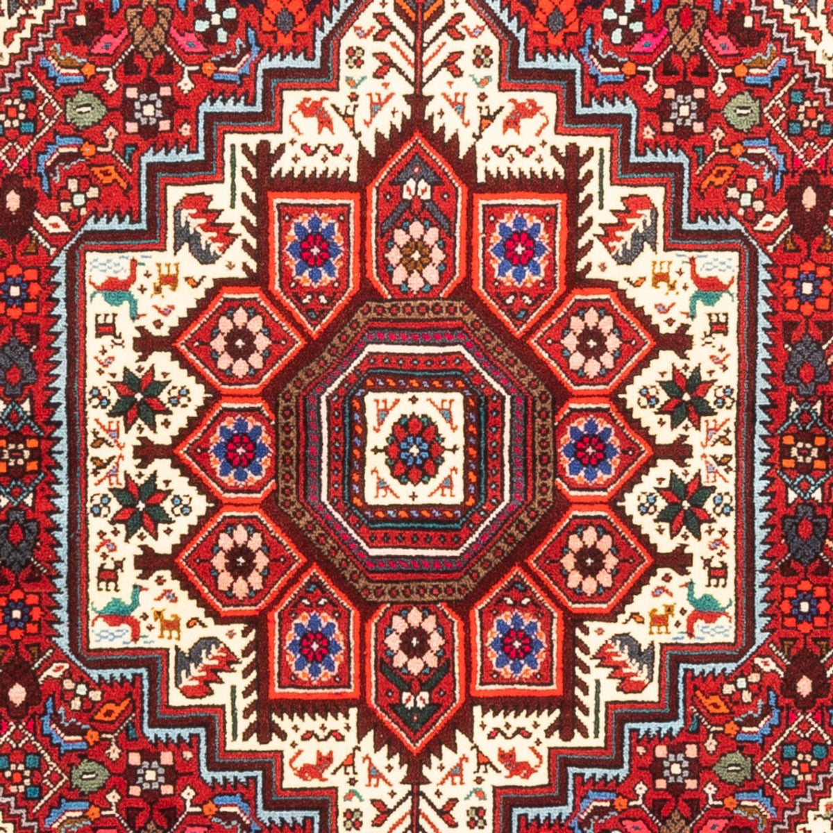 Alfombra persa - Nómada - 153 x 101 cm - rojo