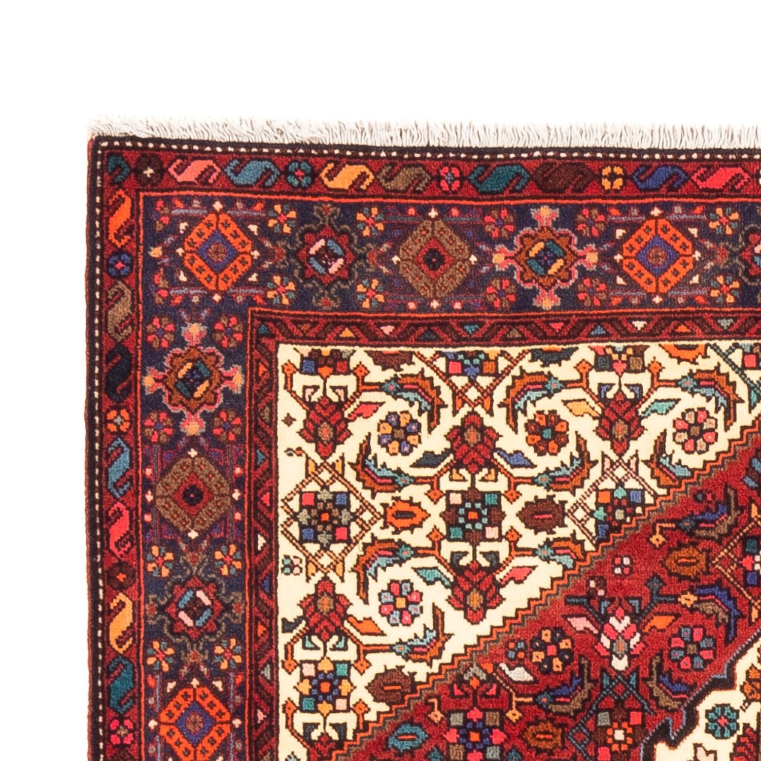 Alfombra persa - Nómada - 155 x 100 cm - rojo