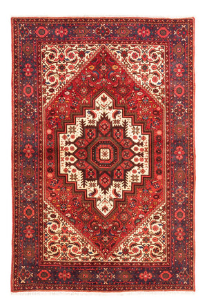 Alfombra persa - Nómada - 146 x 100 cm - rojo