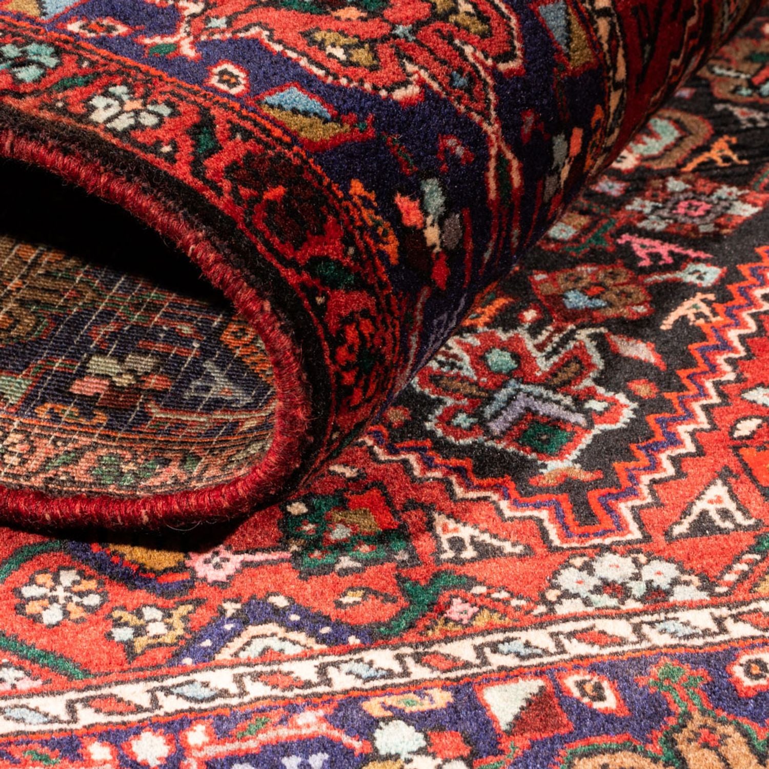 Alfombra persa - Nómada - 152 x 100 cm - rojo