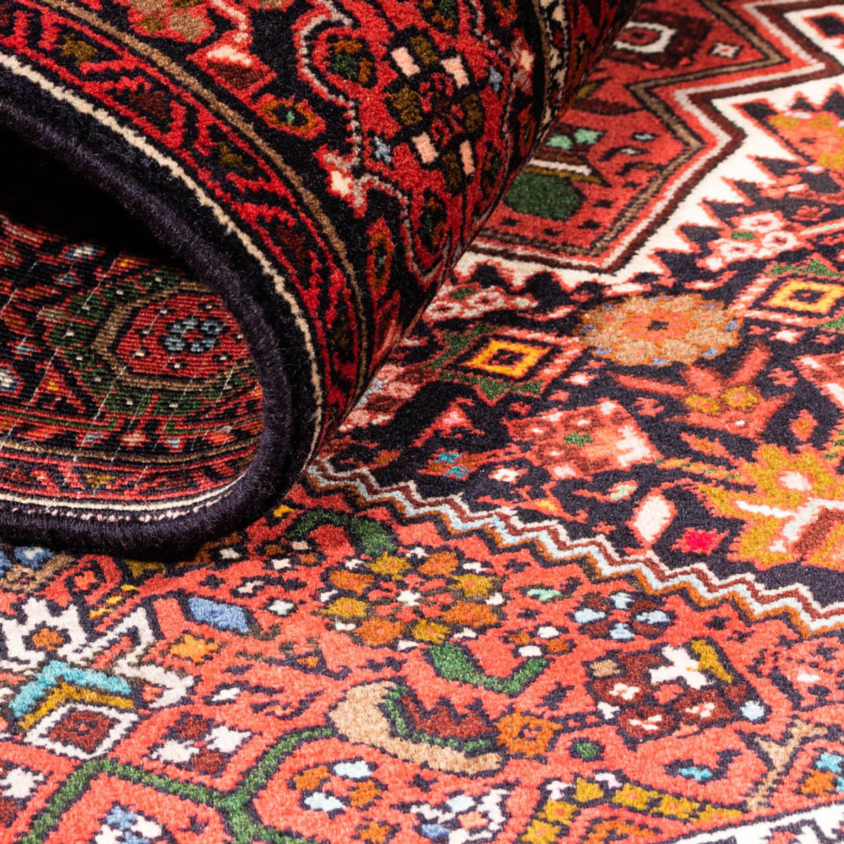Alfombra persa - Nómada - 155 x 103 cm - rojo