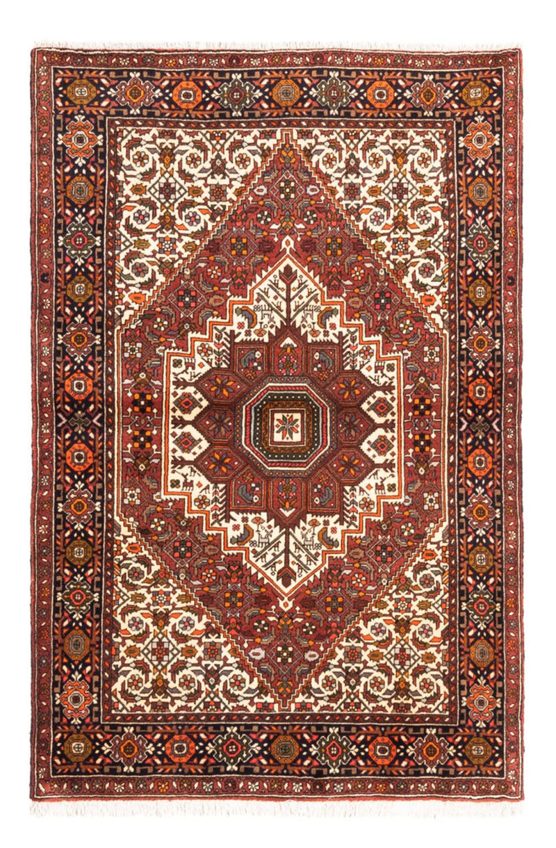 Alfombra persa - Nómada - 149 x 100 cm - rojo
