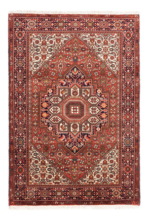 Alfombra persa - Nómada - 145 x 100 cm - rojo