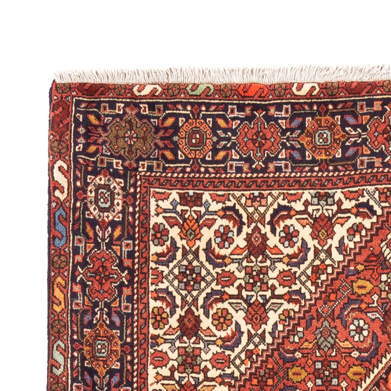 Alfombra persa - Nómada - 135 x 102 cm - rojo