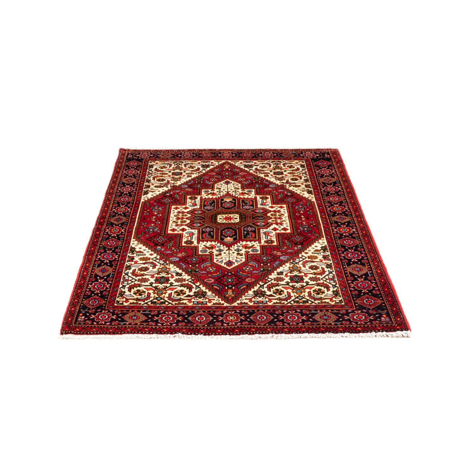 Alfombra persa - Nómada - 150 x 97 cm - rojo