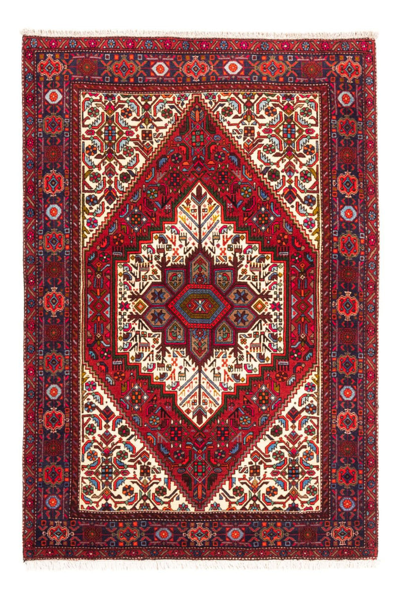 Alfombra persa - Nómada - 146 x 100 cm - rojo