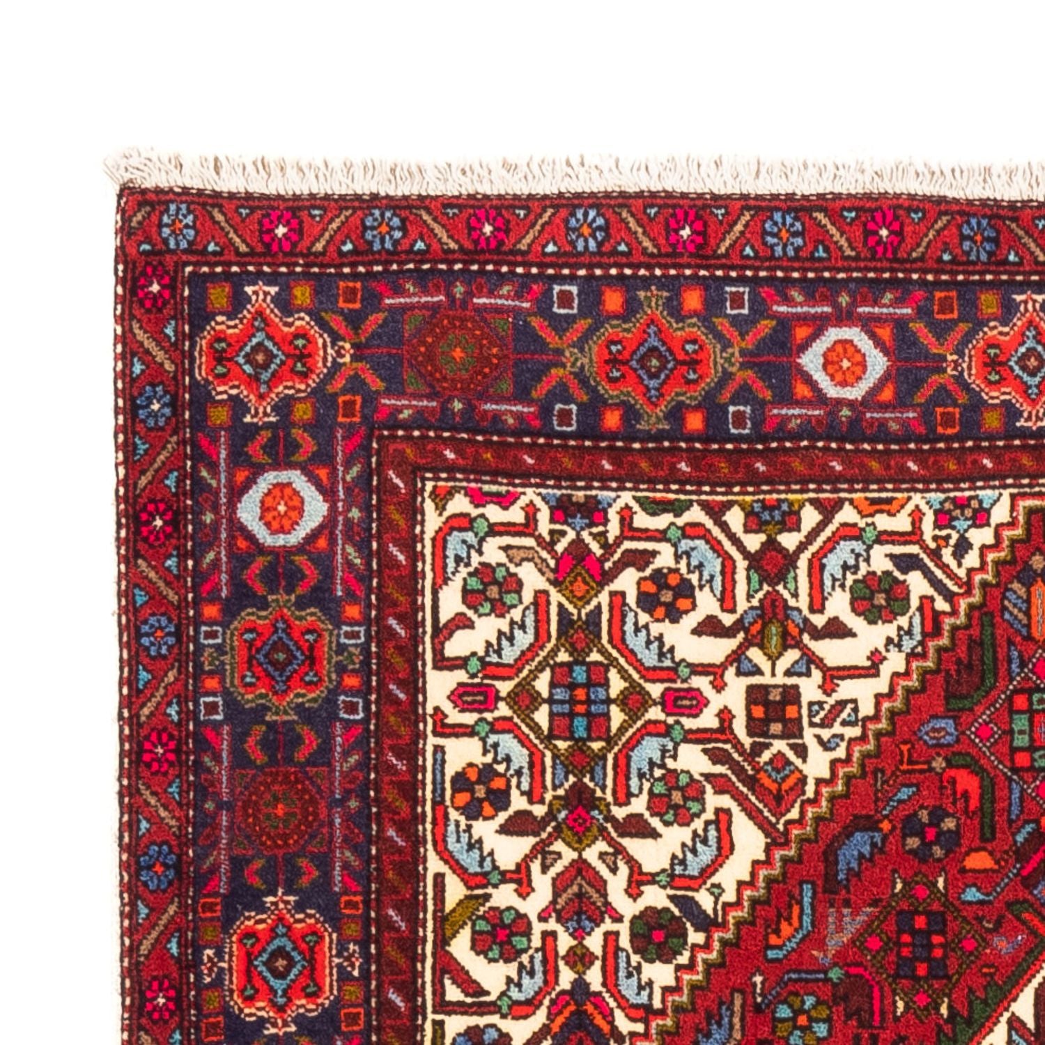 Alfombra persa - Nómada - 146 x 100 cm - rojo